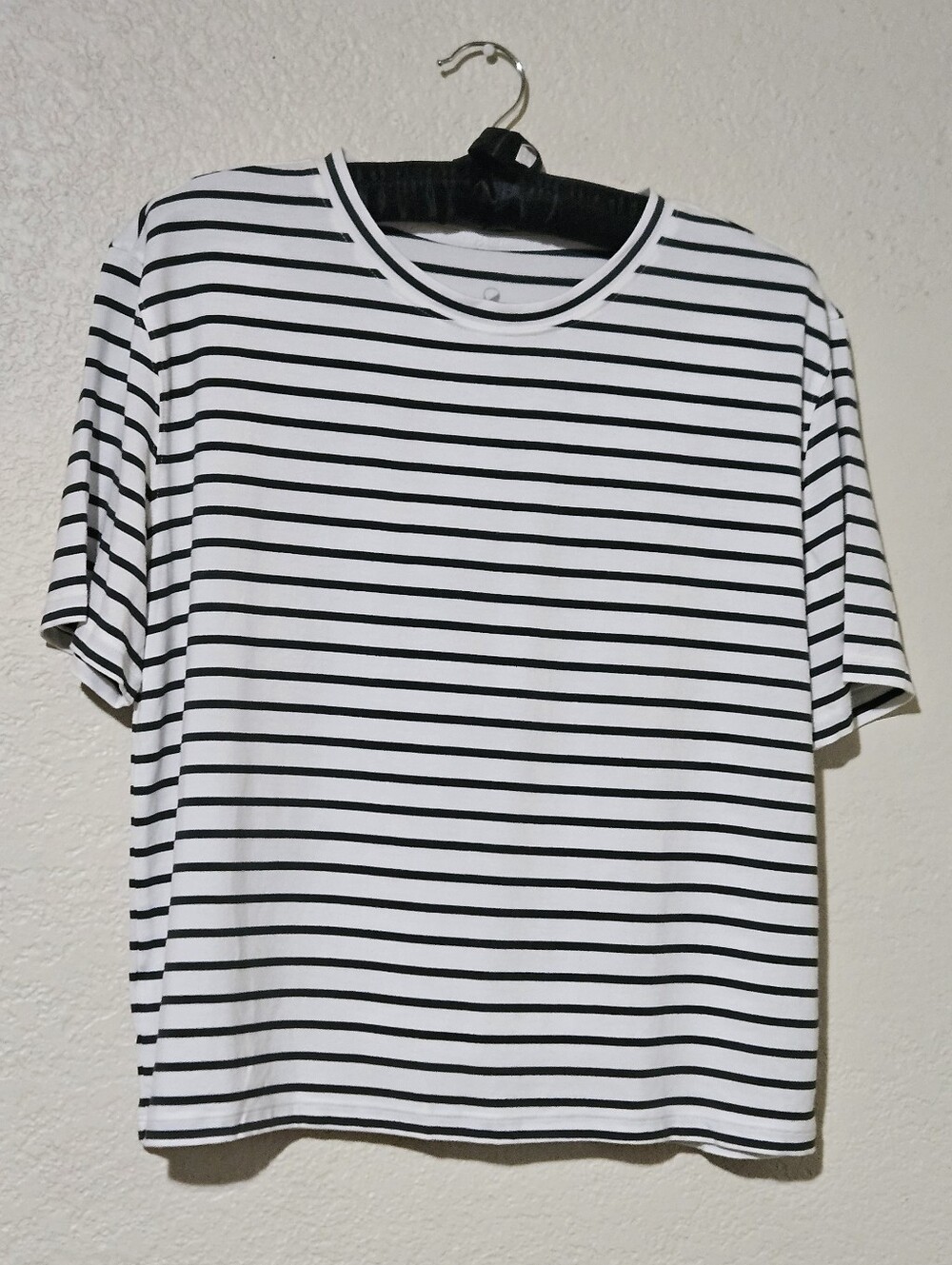Lou&Grey Green and White Modal Tee Small LOFT